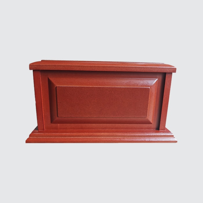 Colonial Urn with CHERRY Finish Wood Box Urn Cherry Urn Adult box