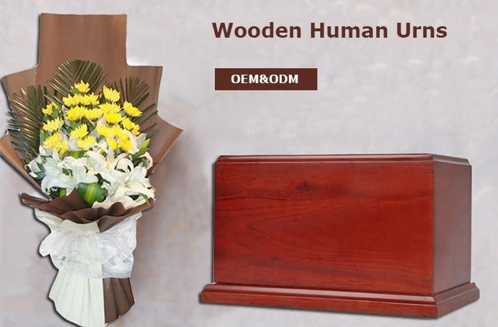 Wooden Human Urn