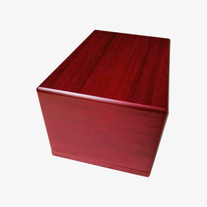Wooden Urn Wholesale Simple MDF Cherry Wooden Box for Dog Ashes Handmade Wooden Pet Urns