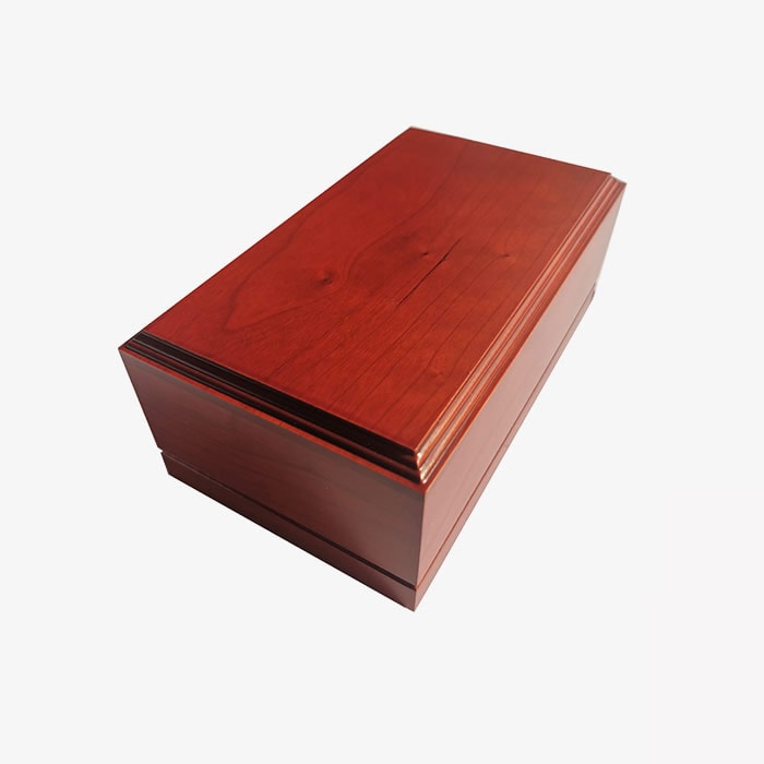 Cherry Wooden Pet Cremation Boxes Wooden Cremation Boxes for Dogs