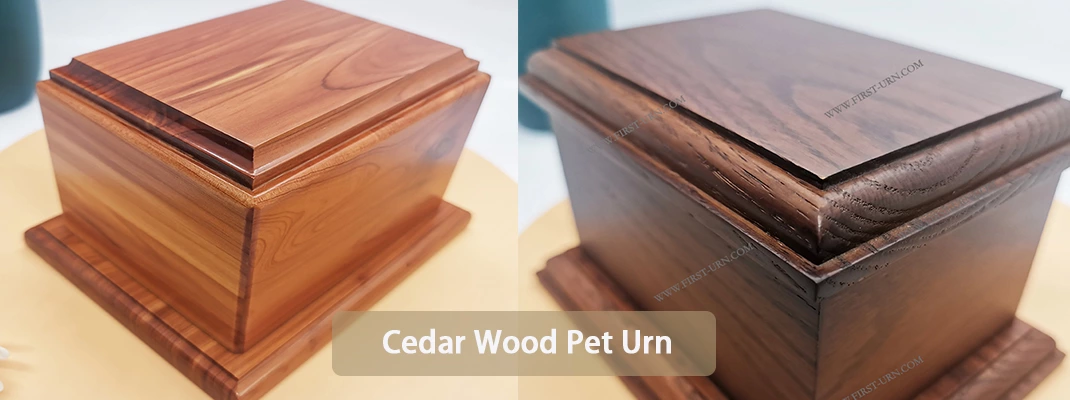 cedar wood pet urns