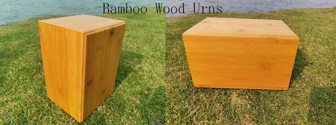 Handcrafted Bamboo Wood Urns: Honoring Loved Ones Sustainably