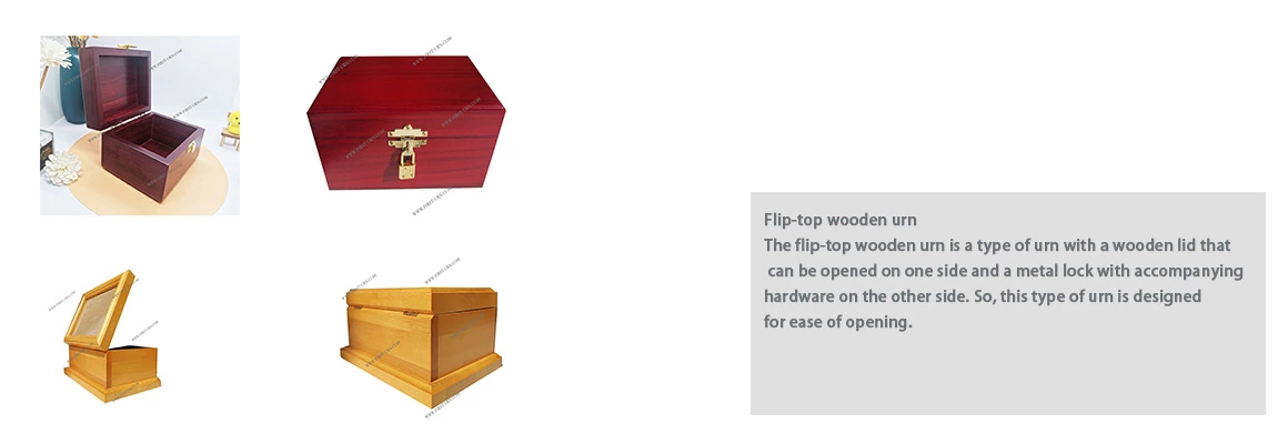 How to open a wooden urn box