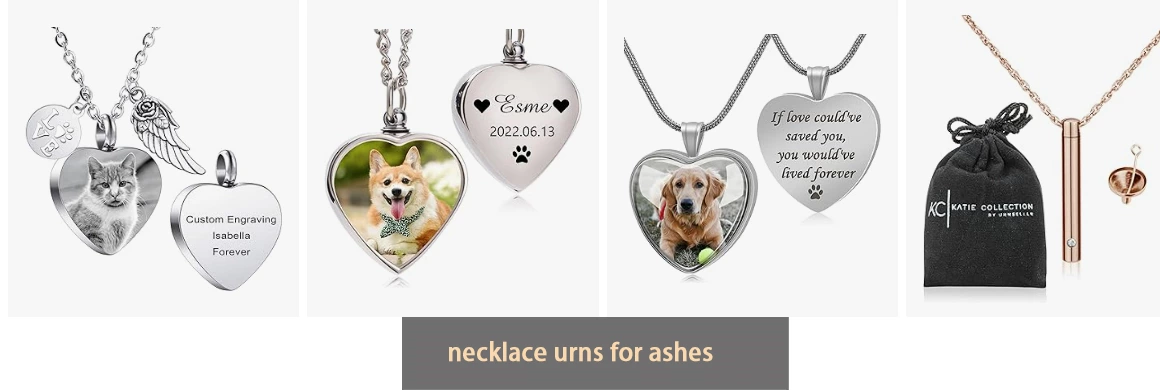 necklace urns for your beloved pet