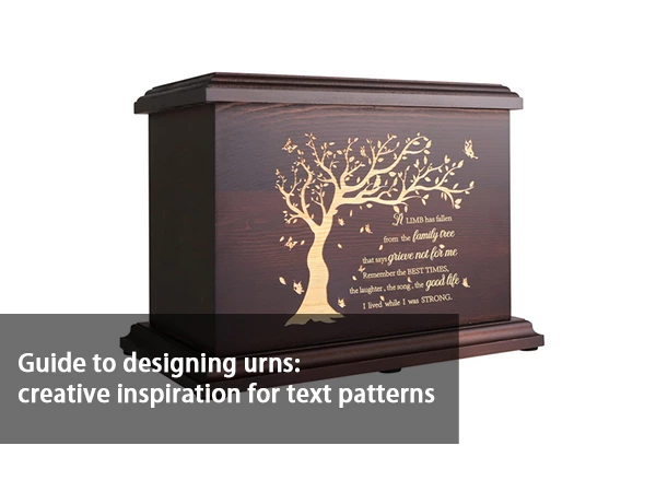 Guide to Designing Urns: Creative Inspiration for Text Patterns