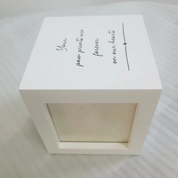 Personalised MDF Photo Cube Keepsake Cremation Urn