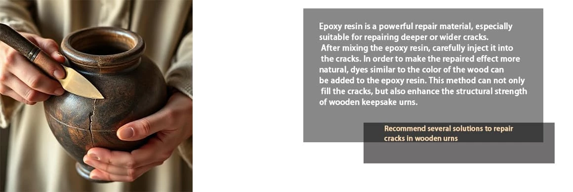 Recommend Several Solutions to Repair Cracks in Wooden Urns
