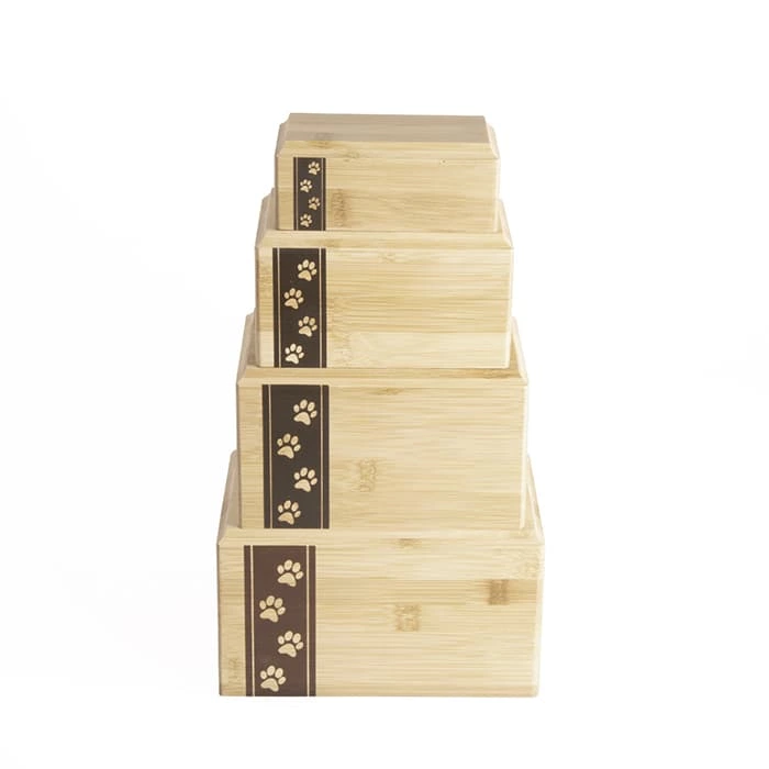 Eco-friendly Bamboo Pet Urn for Pet Ashes