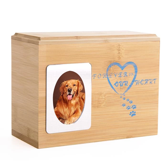 Bamboo Pet ashes urns for Dogs Cats