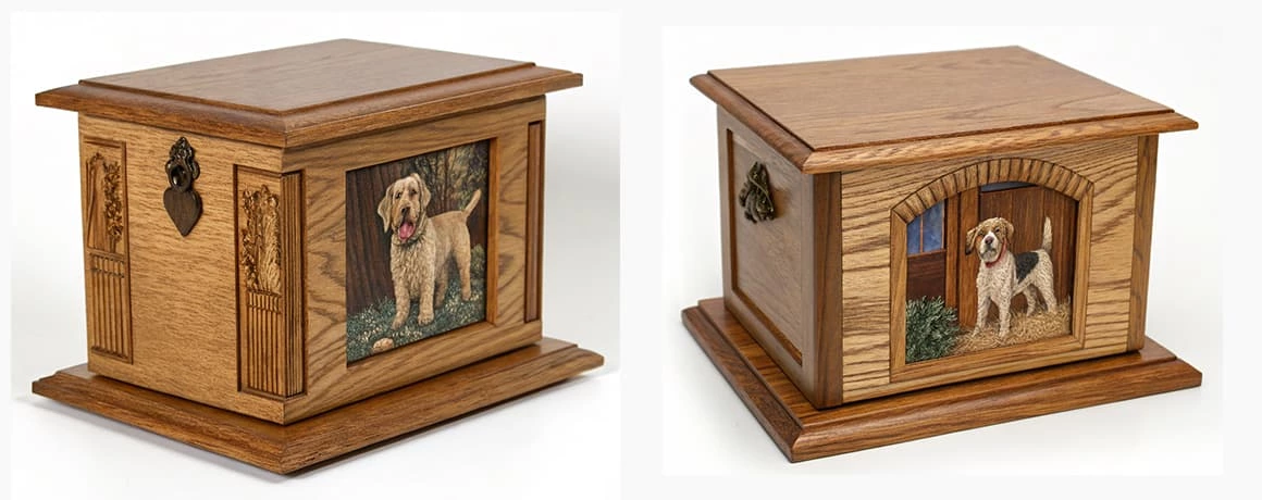 A Wooden Urn for Dogs with Market Value and Unique Creative Design