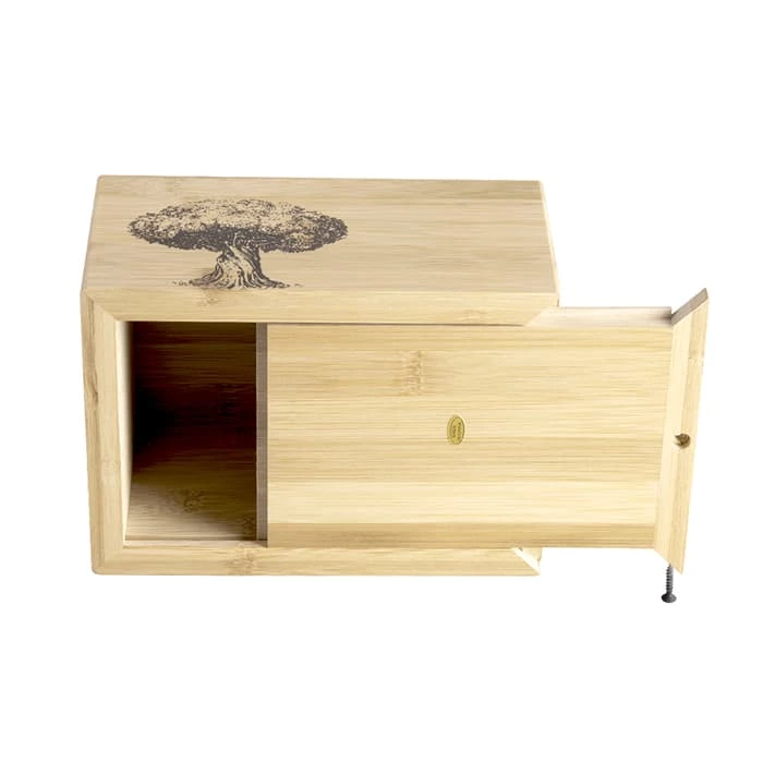 Bamboo Casket Pet Cremation Urn for Pet Dog Ashes