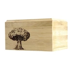 Bamboo Casket Pet Cremation Urn for Pet Dog Ashes