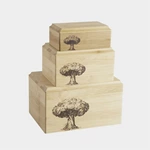 Bamboo Casket Pet Cremation Urn for Pet Dog Ashes