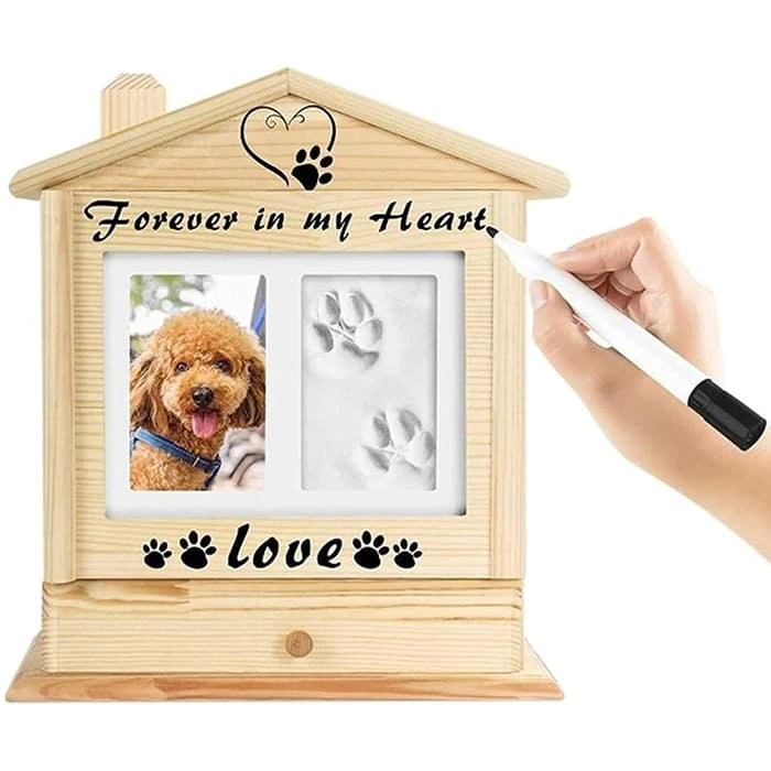 Pet Cat & Dog Cremation Urn House, Bamboo Pet Urn