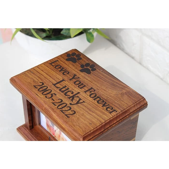Keepsake Cremation Box for Ashes Dog, Memorial Pet Urns for Dogs