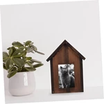 Wooden Keepsake Urns, Pet Memorial House Urn for Cat, Dog, another Pet Animals