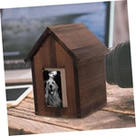Wooden Keepsake Urns, Pet Memorial House Urn for Cat, Dog, another Pet Animals