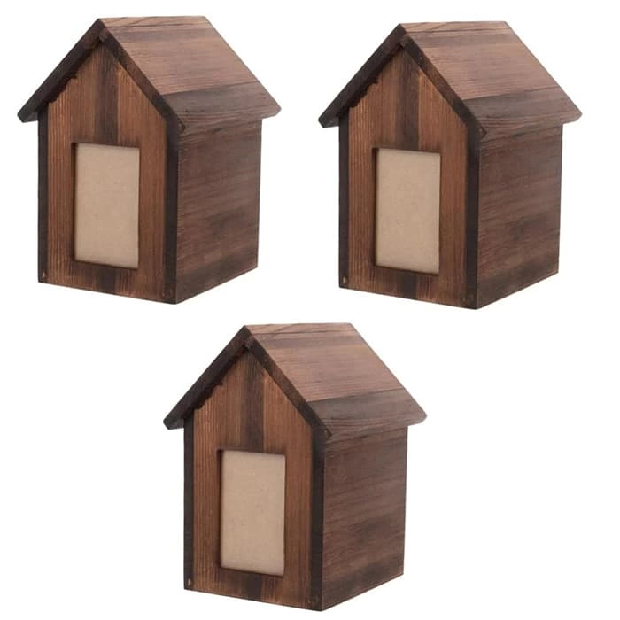 Wooden Keepsake Urns, Pet Memorial House Urn for Cat, Dog, another Pet Animals