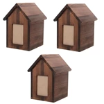 Wooden Keepsake Urns, Pet Memorial House Urn for Cat, Dog, another Pet Animals