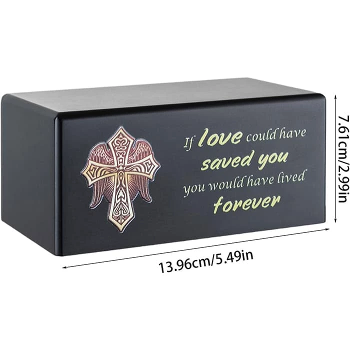Funeral Cremation and Keepsakes Casket, Wooden Pet Urn
