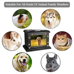 Personalized Pet Memorial Wood Pet Ash Urn, Unique Cremation Urns
