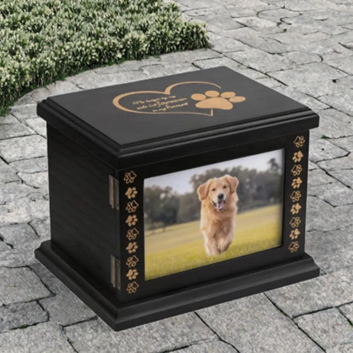 Keepsake Cremation Urn, Wooden Pet Urn for dog-cat Ashes