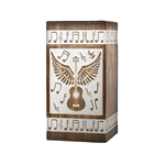 Handmade Rosewood Cremation Urn, Engraving Wooden Pet Urn