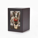 Solid Wood Frame Pet Urns for Dog or cat, and Other Small Animals