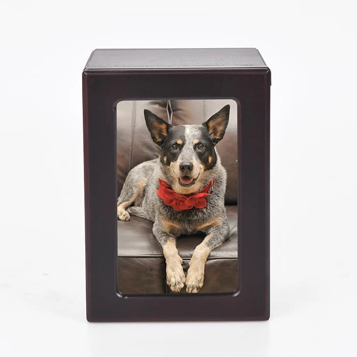 Solid Wood Frame Pet Urns for Dog or cat, and Other Small Animals