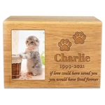 Bamboo Pet Urn,  Keepsake Urns Photo Box