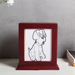 Memorial Wooden dog Urns for Ashes Animals Kitty Cat, Dog