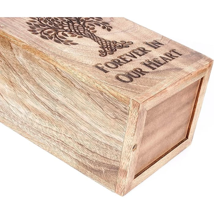 Cremation Memorial for Human, Tree of Life Urn Box Pattern
