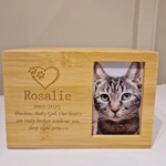 Keepsake Cremation Urn with Bamboo