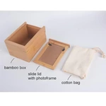 Realistic Frame Design Bamboo Pet Cremation Ashes