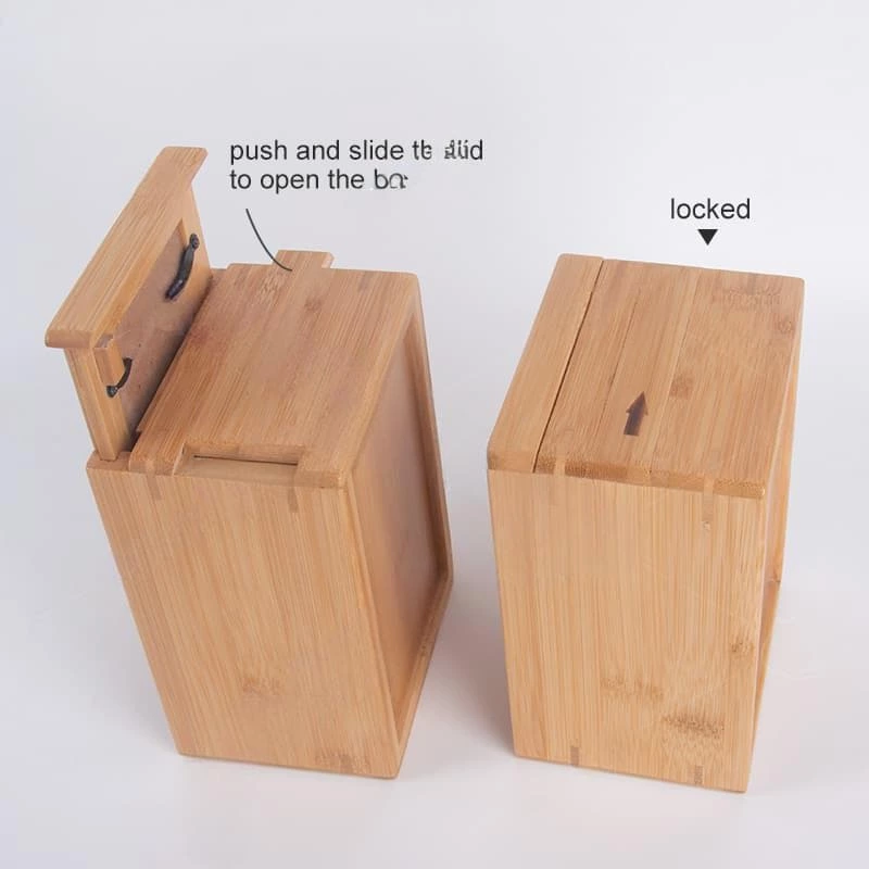 Realistic Frame Design Bamboo Pet Cremation Ashes