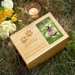 Keepsake Cremation Urn with Bamboo