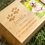 Keepsake Cremation Urn with Bamboo