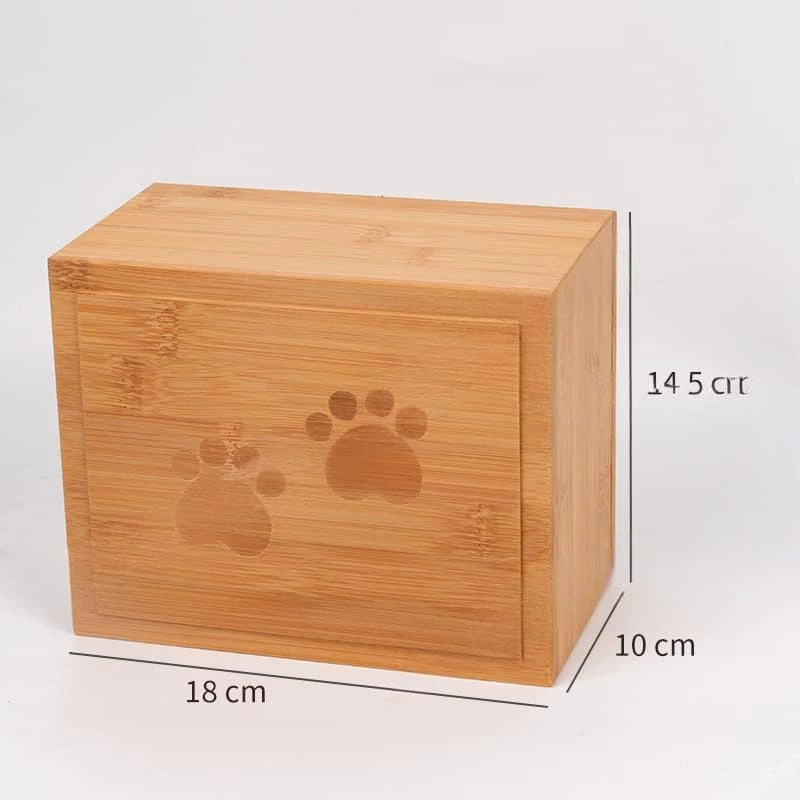 Keepsake Bamboo Urn for Pets Ashes