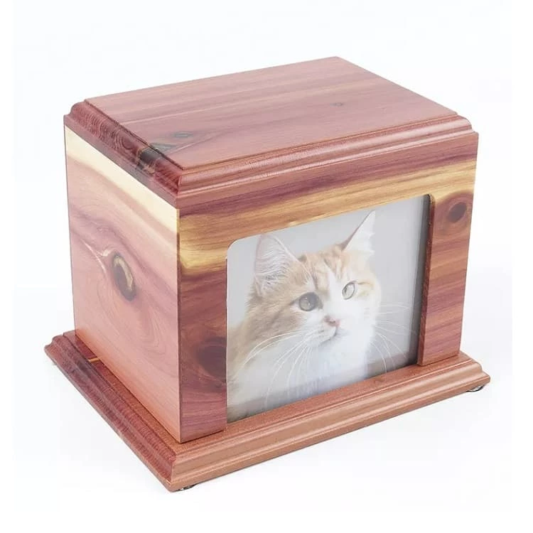 Keepsale Cedar Wooden Cremation Urns Photo Frame Design