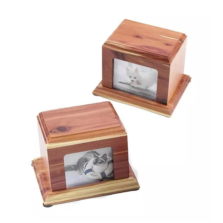 Keepsale Cedar Wooden Cremation Urns Photo Frame Design