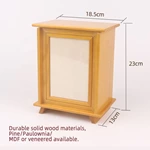 Freestanding Double-legged Design  Funeral Photo Frame Woden Pet Urn