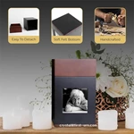 Modern Solid Walnut Wooden Urn for Human Ashes