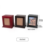 Bigger Photo Frame Cremation Urn for Pets, Pine Wood Urn
