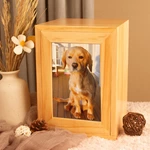 Poto Frame Design Wooden Cremation Urn for Pets