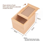 Poto Frame Design Wooden Cremation Urn for Pets