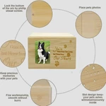 Bamboo type Pet Keepsake Casket