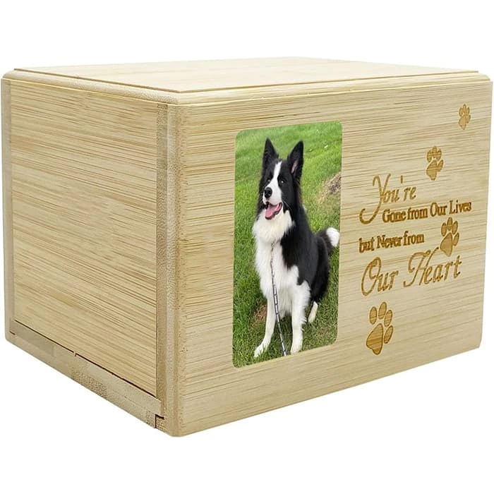 Bamboo type Pet Keepsake Casket
