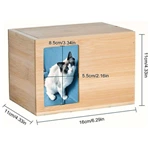 Bamboo Pet memorial Caskets, Pet Caskets for Ashes