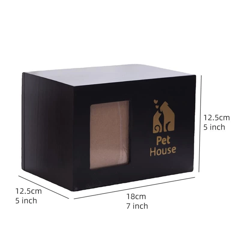Photo Frame Pine Woode Pet Cremation Urn for Ashes