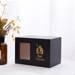 Photo Frame Pine Woode Pet Cremation Urn for Ashes
